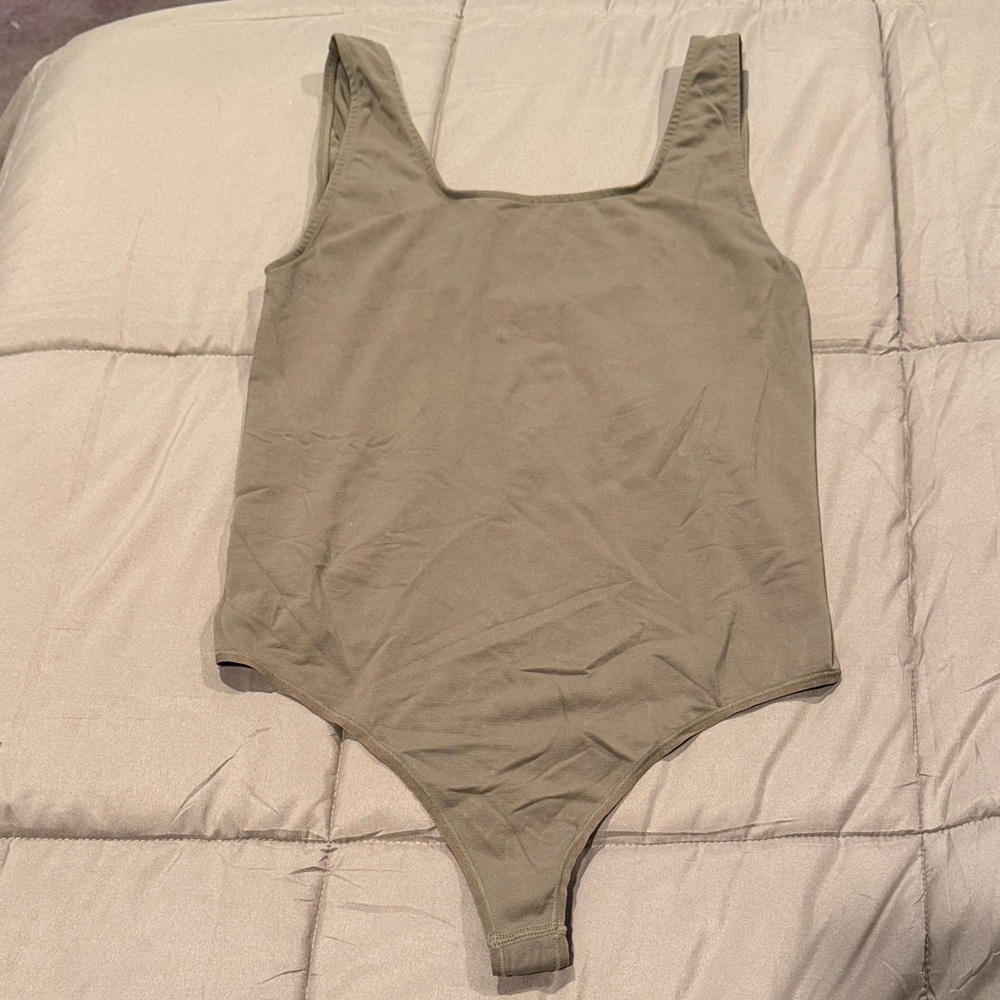 SKIMS Olive Bodysuit